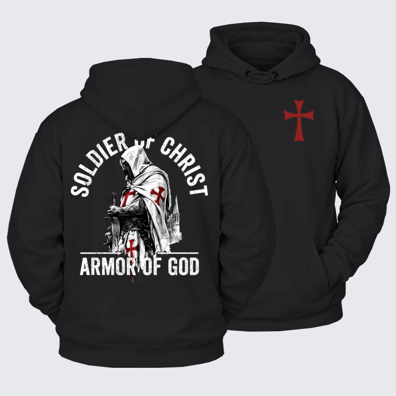 [Copy]Plush Fleece-Lined Hoodie - The Time Is Near Revelation 1:3