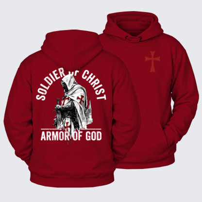 [Copy]Plush Fleece-Lined Hoodie - The Time Is Near Revelation 1:3