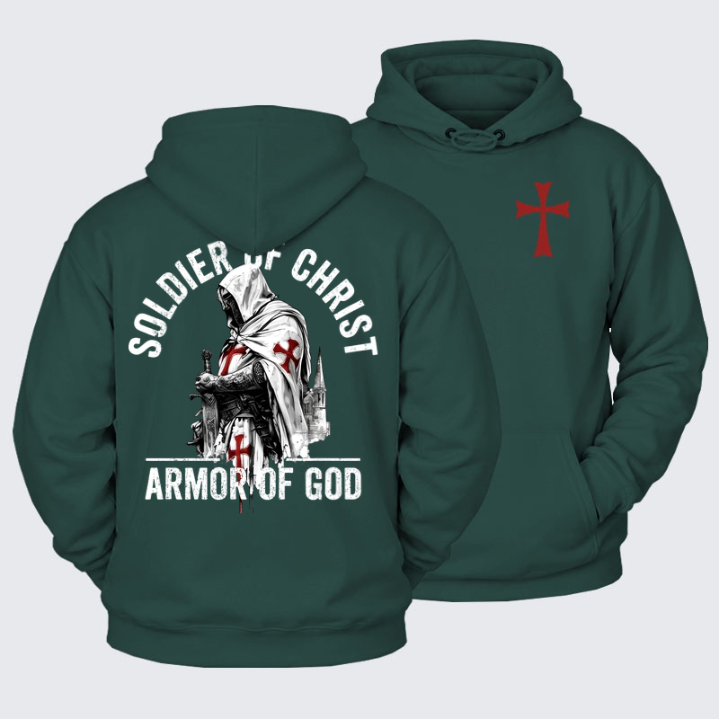 [Copy]Plush Fleece-Lined Hoodie - The Time Is Near Revelation 1:3
