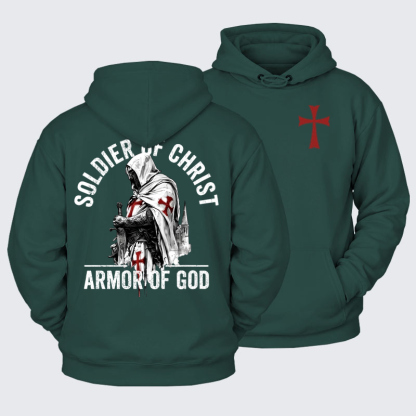 [Copy]Plush Fleece-Lined Hoodie - The Time Is Near Revelation 1:3