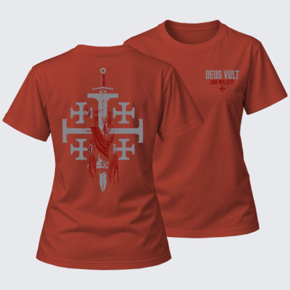 Women's T-shirts    - Deus Vult: God Wills It