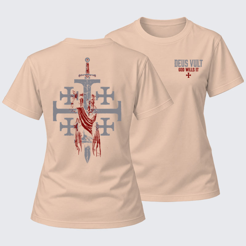 Women's T-shirts    - Deus Vult: God Wills It