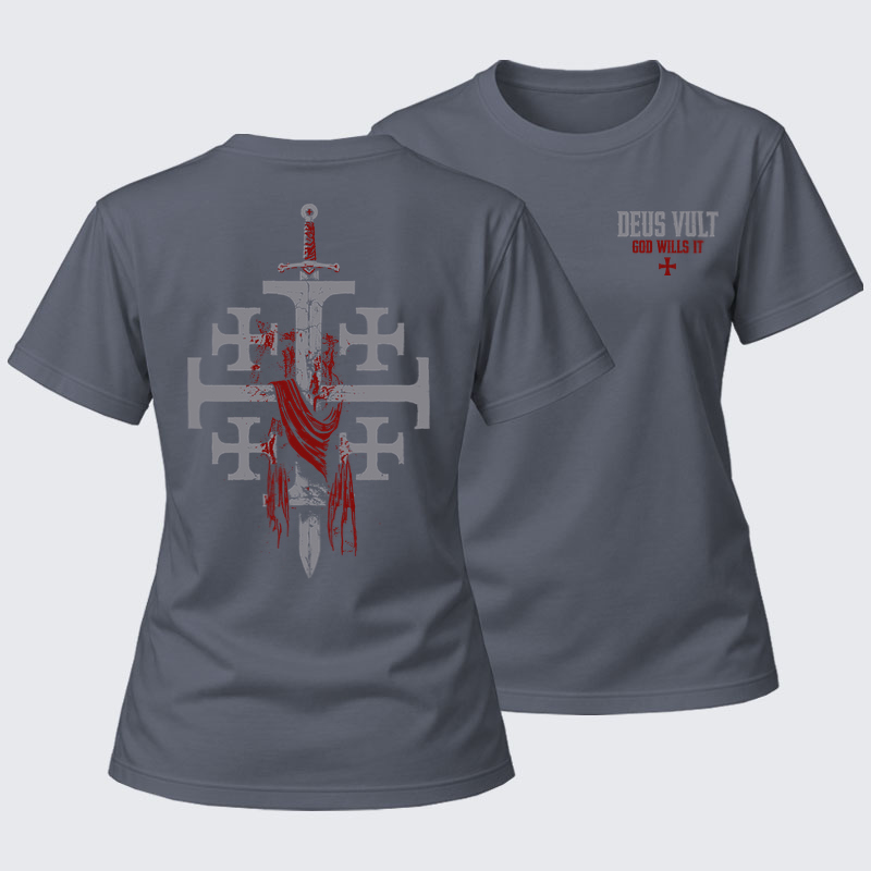 Women's T-shirts    - Deus Vult: God Wills It