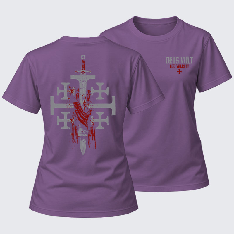 Women's T-shirts    - Deus Vult: God Wills It