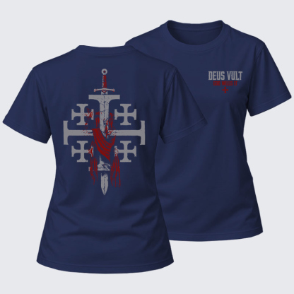 Women's T-shirts    - Deus Vult: God Wills It