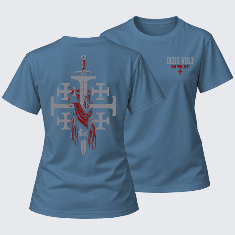 Women's T-shirts    - Deus Vult: God Wills It