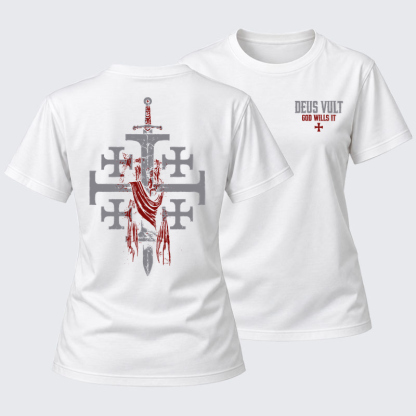 Women's T-shirts    - Deus Vult: God Wills It