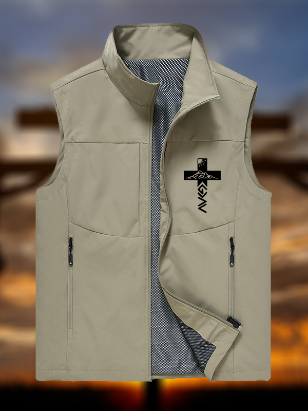 God is Greater Than the Highs and Lows  Jesus God Christian Outdoor Quick-dry Vest