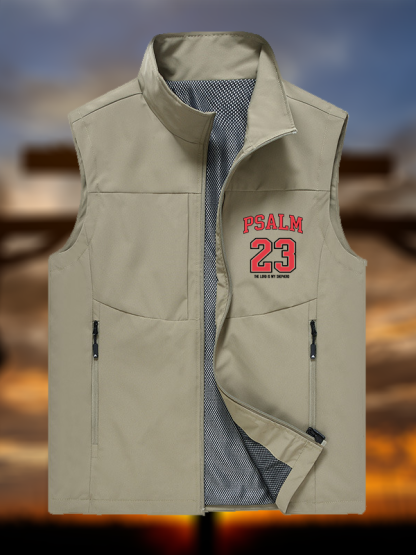 Psalm 23  Jesus God Christian Outdoor Quick-dry Vest