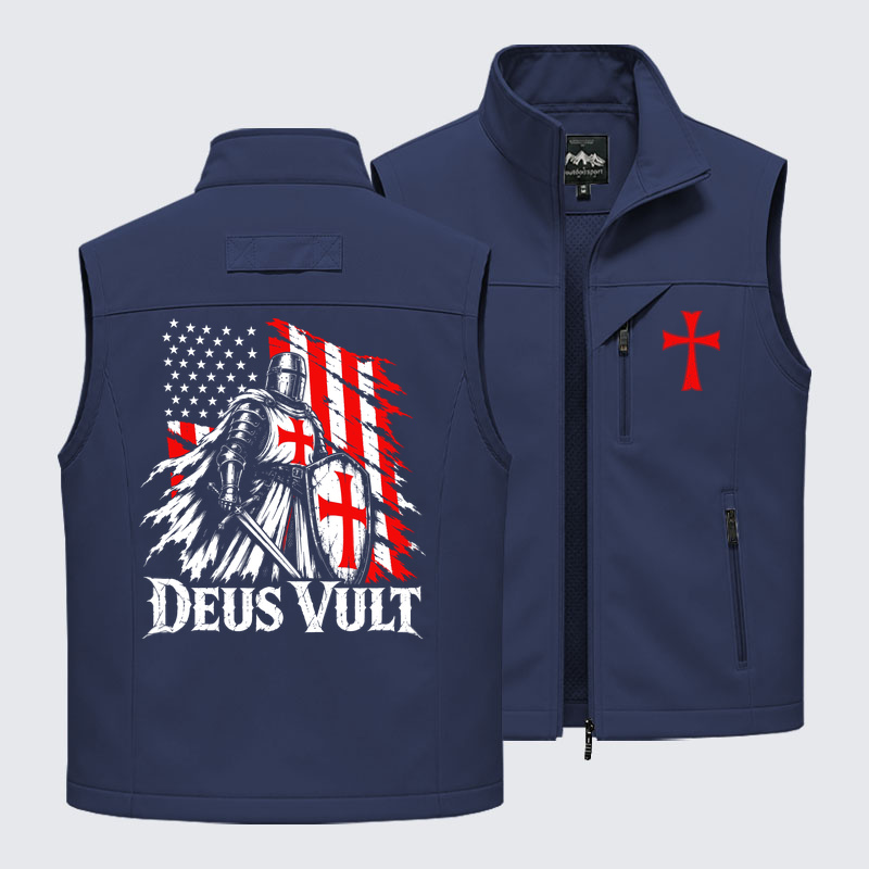 Outdoor Utility Vest - Deus Vult – American Crusader Christian Knight