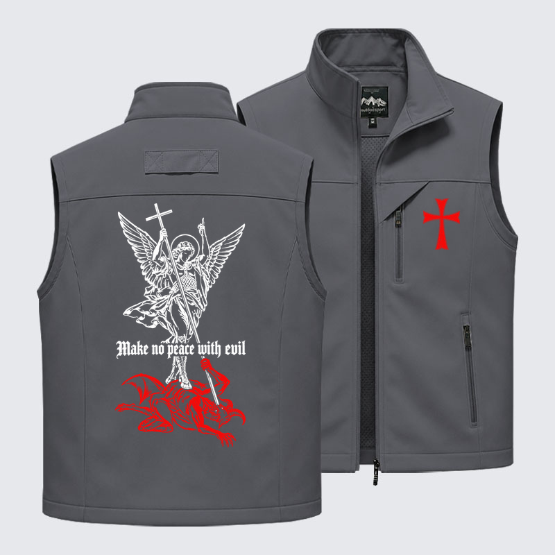 Outdoor Utility Vest - Make No Peace with Evil – Saint Michael