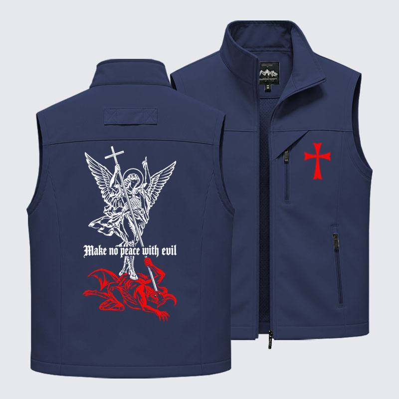 Outdoor Utility Vest - Make No Peace with Evil – Saint Michael