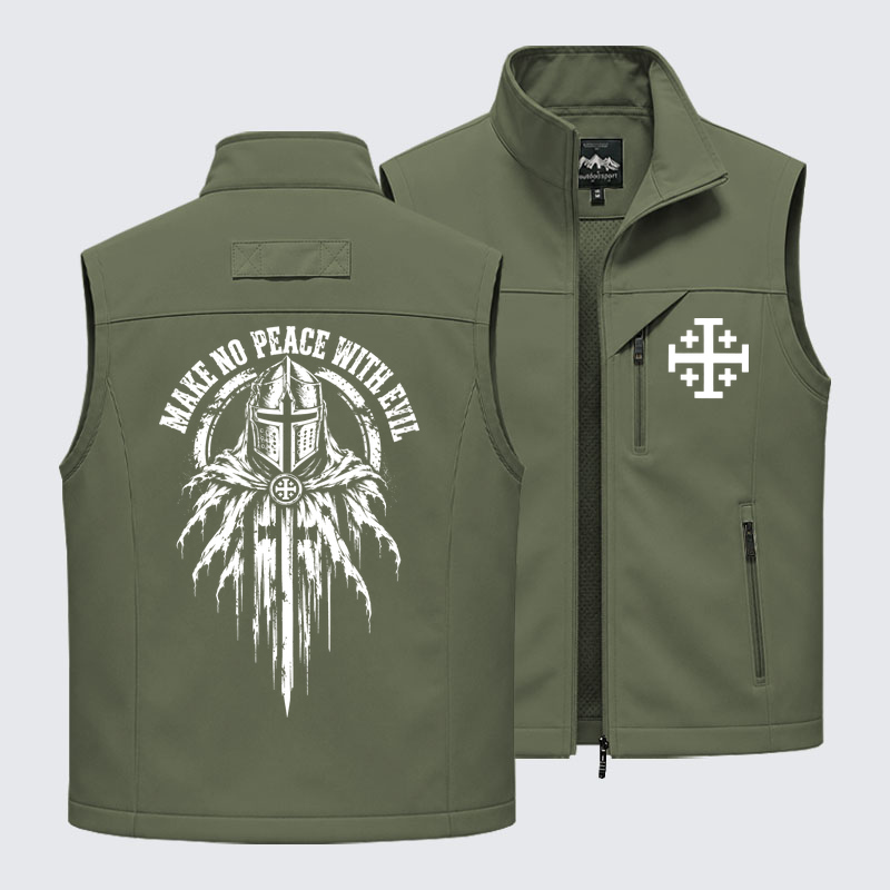 Outdoor Utility Vest -Make No Peace With Evil –  Christian Knight