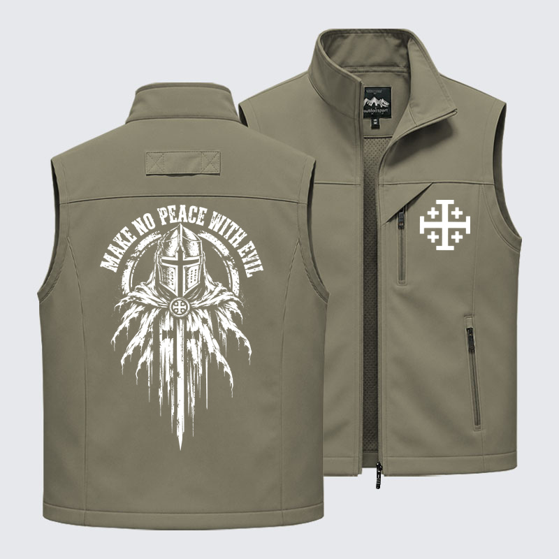 Outdoor Utility Vest -Make No Peace With Evil –  Christian Knight