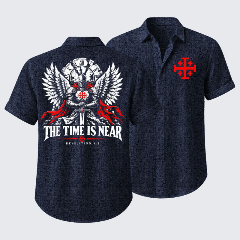 The Time Is Near Revelation 1:3 Short Sleeve Shirt