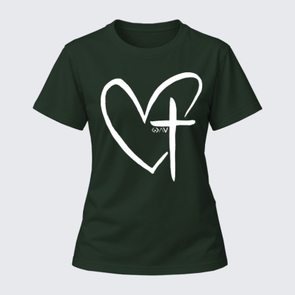 [Copy]Luxe Mercerized Cotton Tee - God Is Greater Than The Highs And Lows   