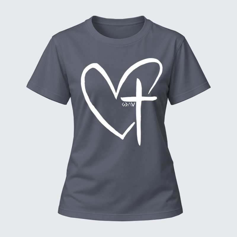 [Copy]Luxe Mercerized Cotton Tee - God Is Greater Than The Highs And Lows   