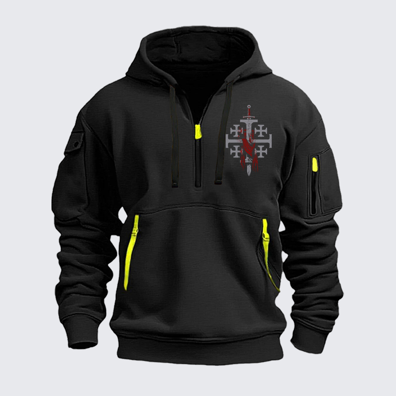 Zipper Hoodies - Deus Vult: God Wills It
