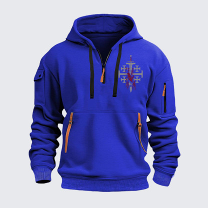 Zipper Hoodies - Deus Vult: God Wills It