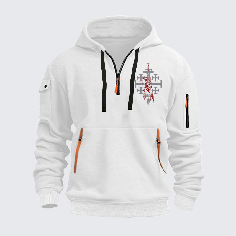 Zipper Hoodies - Deus Vult: God Wills It