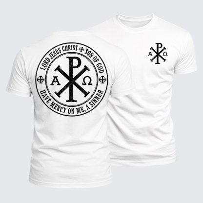 Luxe Mercerized Cotton Tee - Lord Jesus Christ, Son Of God, Have Mercy On Me, A Sinner