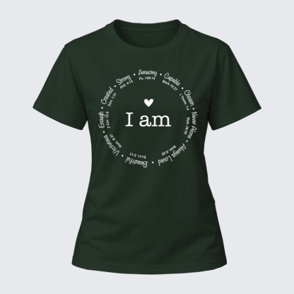 Women's T-shirts –I Am