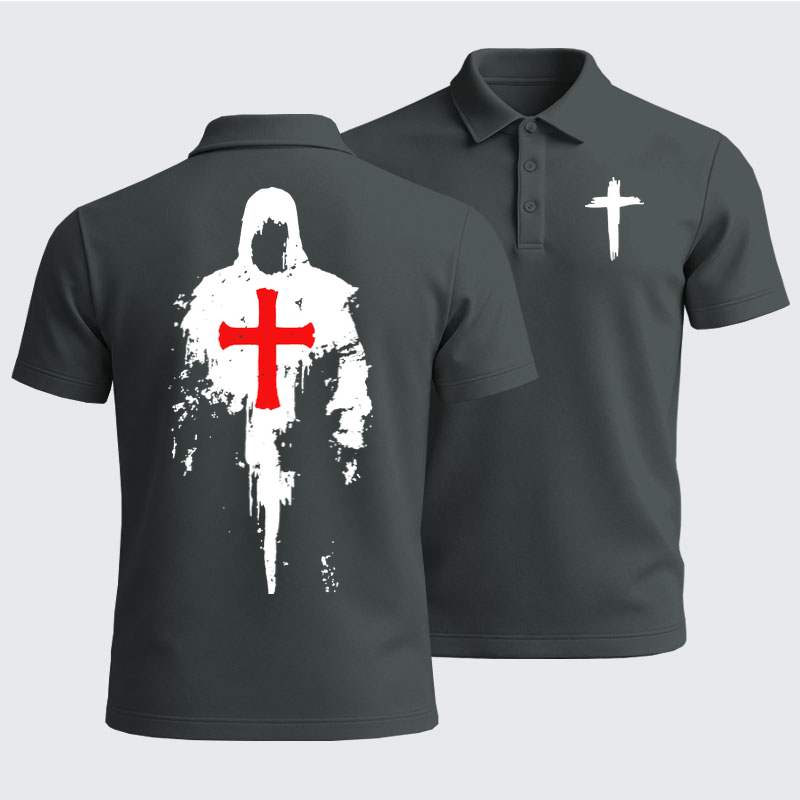 Men’s Premium Cotton Polo Shirt - The Saviour 