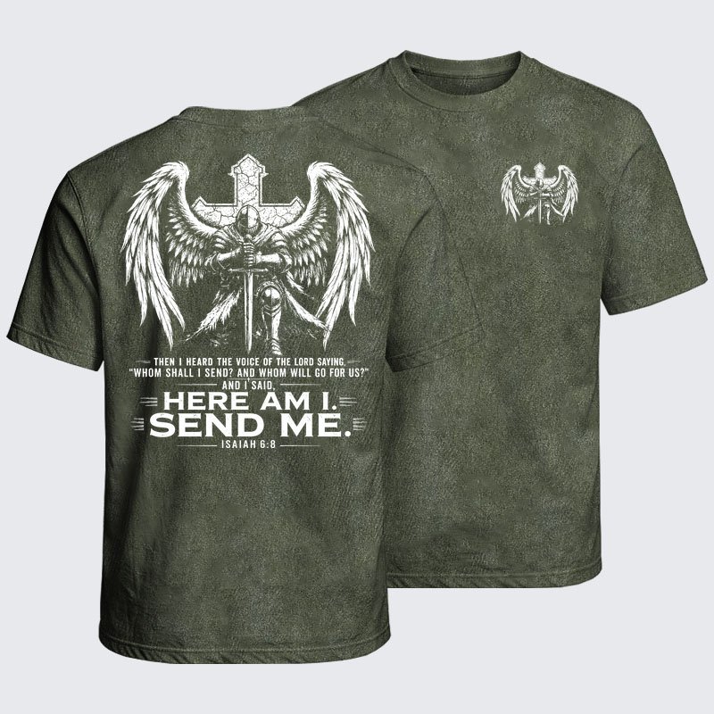 Washed T-Shirt - Knights Templar Deus Vult