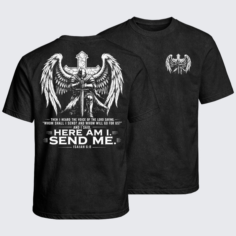 Washed T-Shirt - Knights Templar Deus Vult