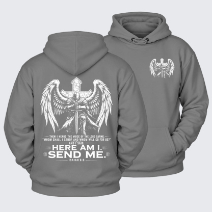 Plush Fleece-Lined Hoodie - Deus Vult: God Wills It