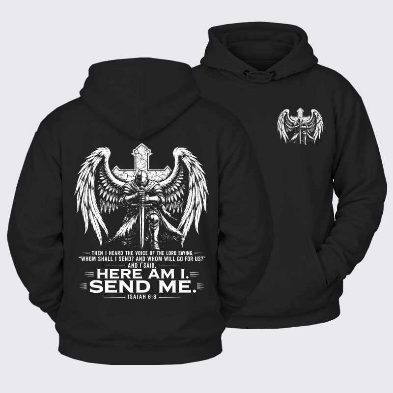 Plush Fleece-Lined Hoodie - Deus Vult: God Wills It