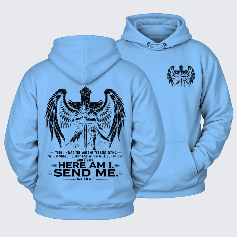 Plush Fleece-Lined Hoodie - Deus Vult: God Wills It