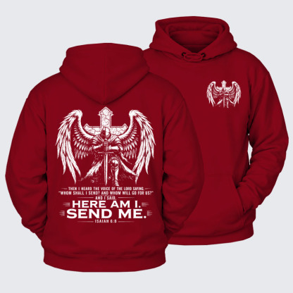 Plush Fleece-Lined Hoodie - Deus Vult: God Wills It