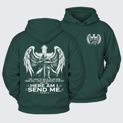 Plush Fleece-Lined Hoodie - Deus Vult: God Wills It
