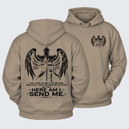 Plush Fleece-Lined Hoodie - Deus Vult: God Wills It