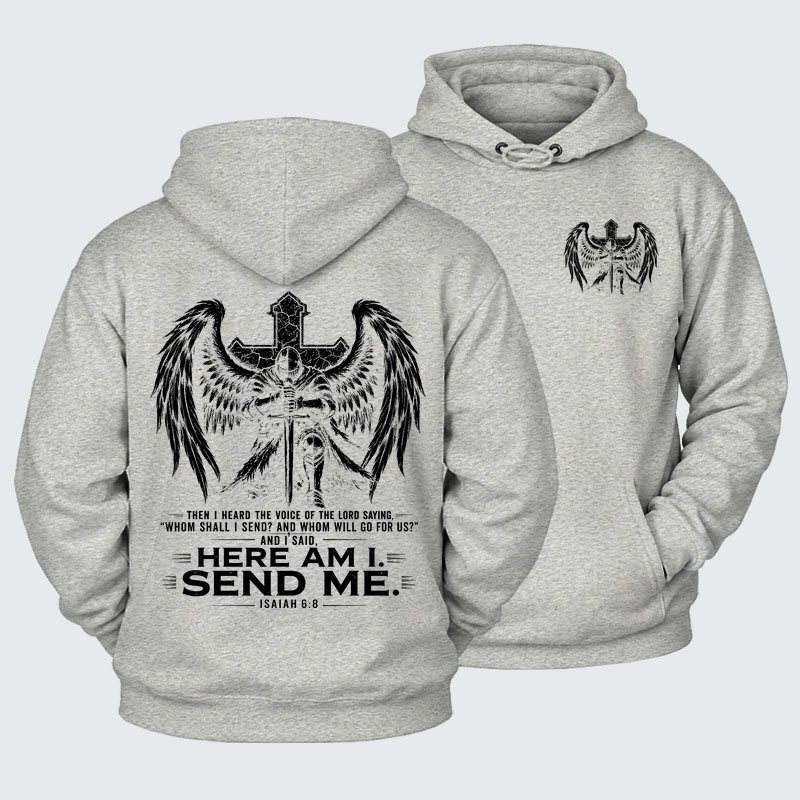 Plush Fleece-Lined Hoodie - Deus Vult: God Wills It