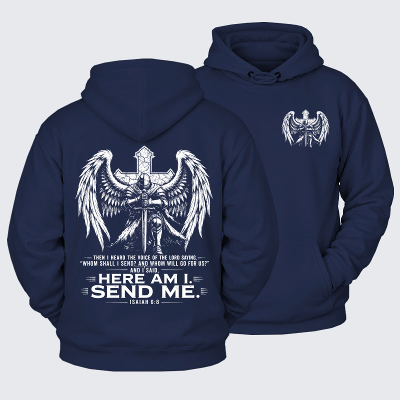 Plush Fleece-Lined Hoodie - Deus Vult: God Wills It
