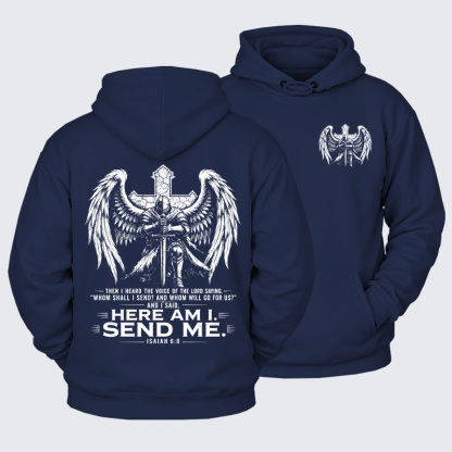 Plush Fleece-Lined Hoodie - Deus Vult: God Wills It