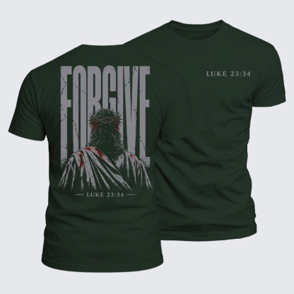 Luxe Mercerized Cotton Tee - Forgive 