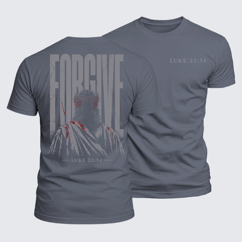 Luxe Mercerized Cotton Tee - Forgive 