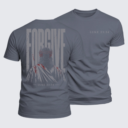 Luxe Mercerized Cotton Tee - Forgive 
