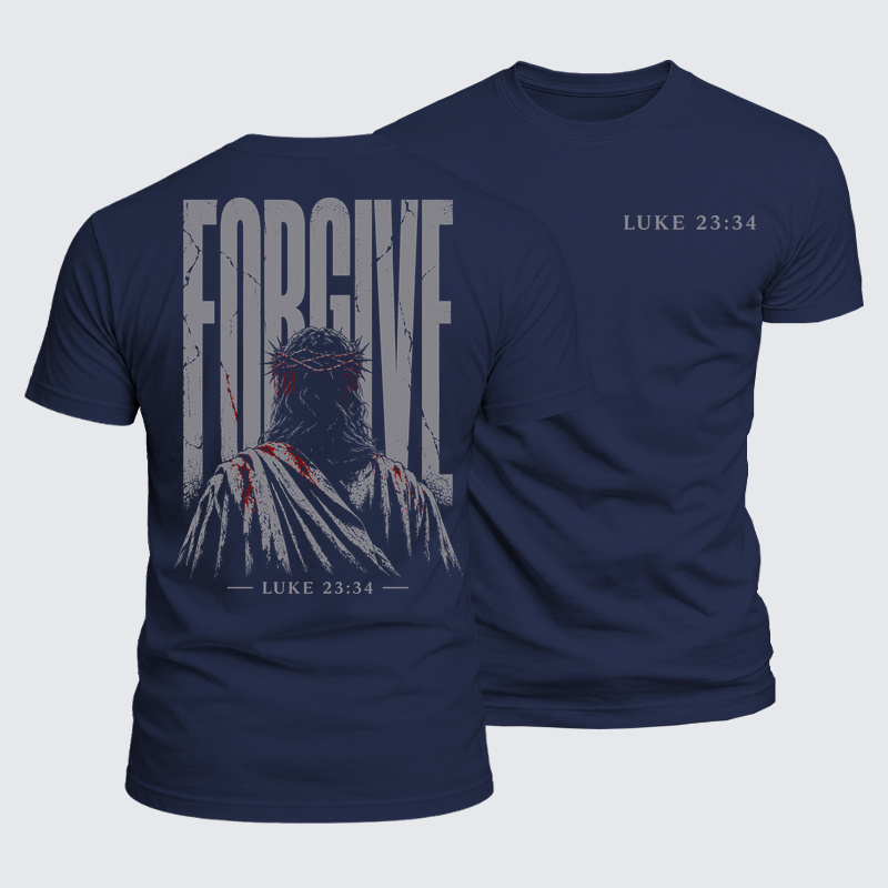 Luxe Mercerized Cotton Tee - Forgive 