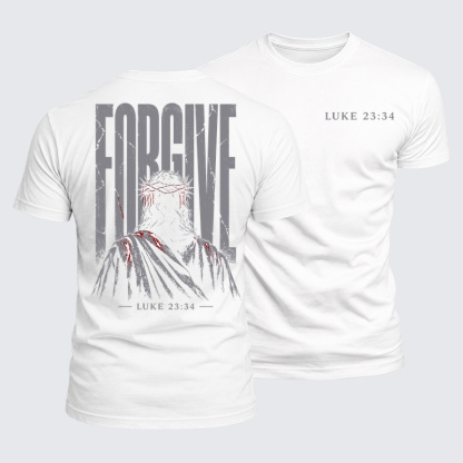 Luxe Mercerized Cotton Tee - Forgive 