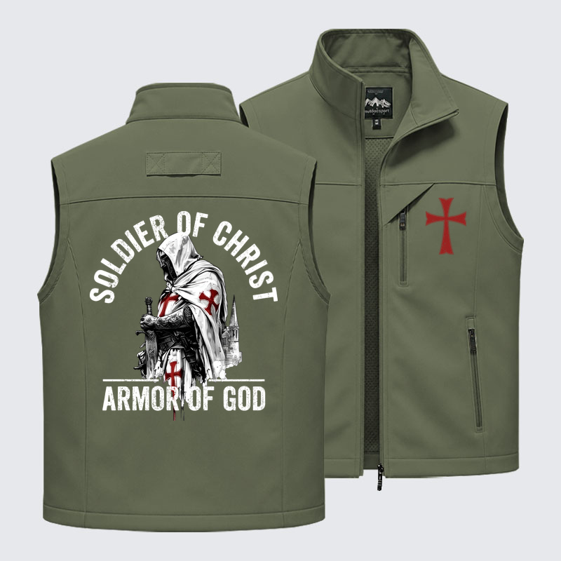 Soldier of Christ Armor Of God Crusader Spirit Outdoor Quick-dry Vest