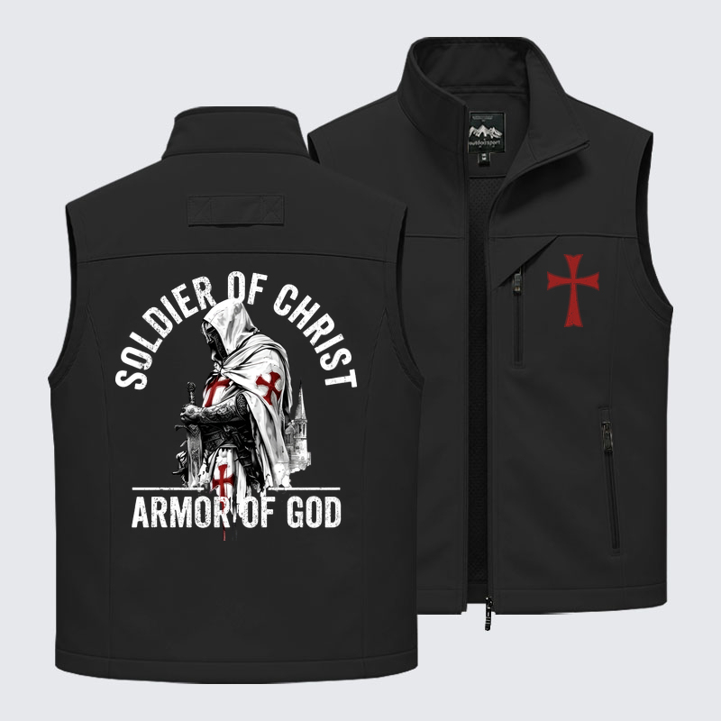 Soldier of Christ Armor Of God Crusader Spirit Outdoor Quick-dry Vest