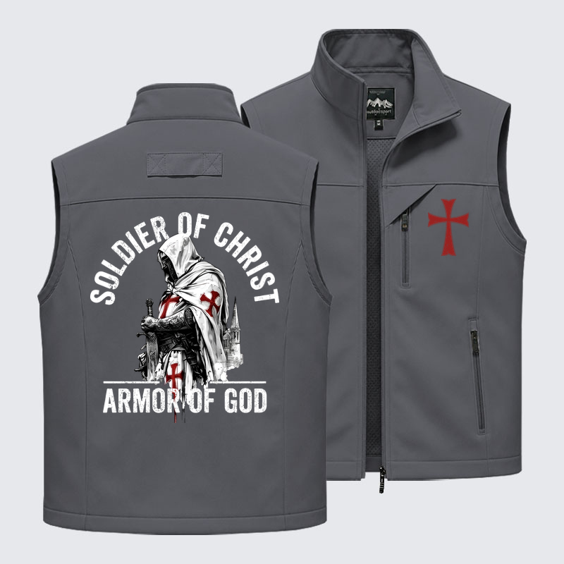 Soldier of Christ Armor Of God Crusader Spirit Outdoor Quick-dry Vest