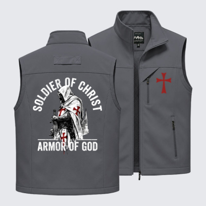 Soldier of Christ Armor Of God Crusader Spirit Outdoor Quick-dry Vest