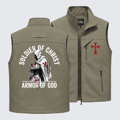 Soldier of Christ Armor Of God Crusader Spirit Outdoor Quick-dry Vest
