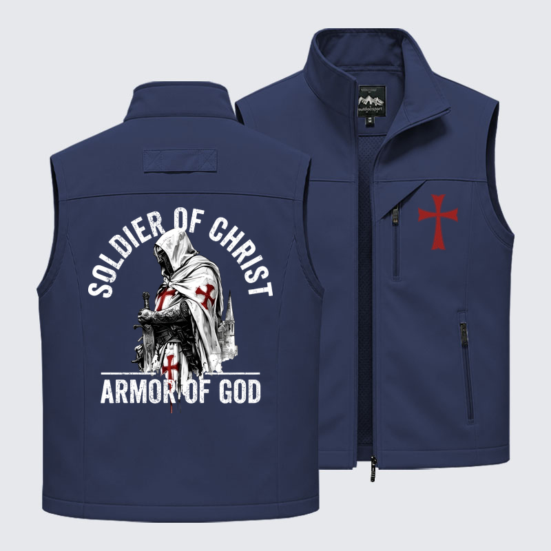 Soldier of Christ Armor Of God Crusader Spirit Outdoor Quick-dry Vest