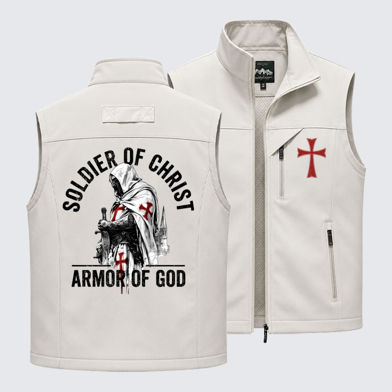 Soldier of Christ Armor Of God Crusader Spirit Outdoor Quick-dry Vest